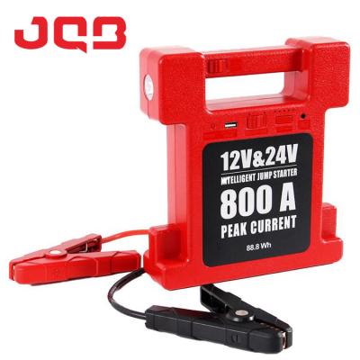 China Automotive Polymar 12V/24V 26000mAh Lithium Li-polymer Battery Jump Starter With Element Protection Emergency Jumper Pack Car Emergency Tool for sale