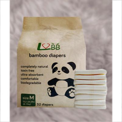 China Biodegradable and Bamboo Printed Baby Diaper Manufacturer China Disposable Price Baby Diaper Eco-Friendly Baby Diapers for sale