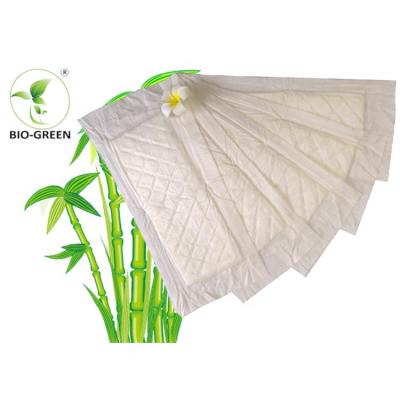 China Breathable Biodegradable Bamboo Disposable Diaper Diaper Insert for sale