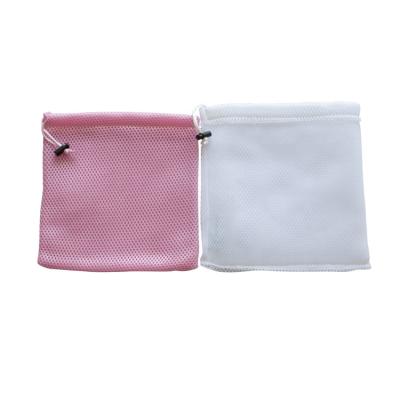 China Cheap Durable Sandwich Mesh Cloth 30pcs /ctn Single Suction Lock Small Laundry Bag For Underwear Machine Washing Stock, for sale