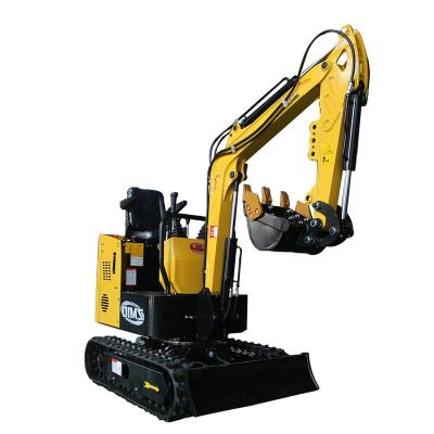 China Cheap Vegetable Greenhouses 1.2 Ton Mini Digger Hydraulic Micro Crawler China Orchard Mini Excavator for sale