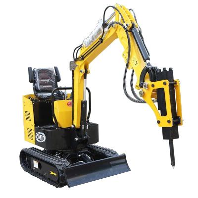 China Hotels Engineering Mini Digger Concrete Crushing Micro Earthwork Landscaping Small Excavator 1.2 Ton Mini Excavator for sale