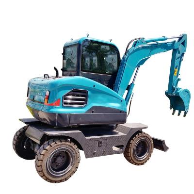 China Mini Excavator Digging Machine For Sale New 0.8 Ton 1 Ton 2 Ton Max Clearance Cylinder Engine Power SINGLE Excavator for sale