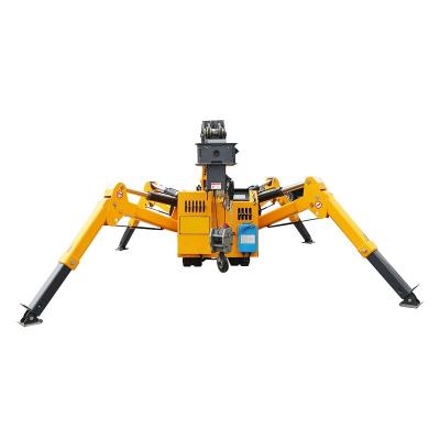 China Other Crane Can Enter Elevator Narrow Space Operation Crane Micro Remote Control Spider Self-Propelled Crane for sale