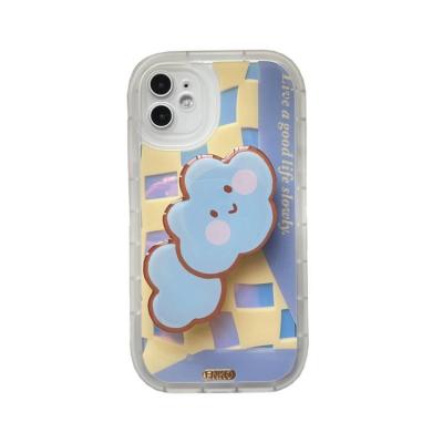 China Wholesale Custom Logo Cell Phone Socket Holder Adjustable With Acrylic Flat Blank Phone Grip For Smartphone for sale