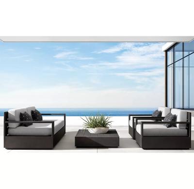 China Modern outdoor villa garden hotel furniture factory sales aluminum sofa set leisure garden furniture for sale