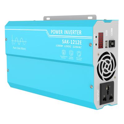 China Household Pure Appliance 600W Sine Wave Inverter Car Power Inverter 12V 230V for sale