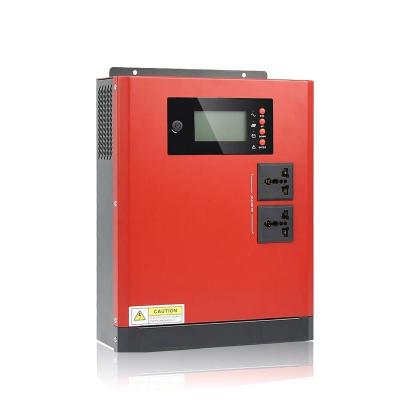 China 1200va 2400va 12V 24V AC 230V DC Off Grid Hybrid Solar Inverter For Solar Power Systems 282x221x73mm for sale