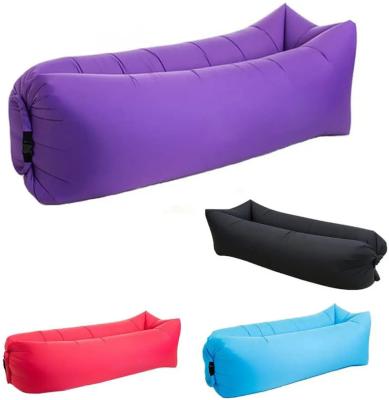 China Hot Selling New Design Inflatable Sofa Bag Wrap Lazy Air Type Outdoor Camping Sofa Bed Chair for sale