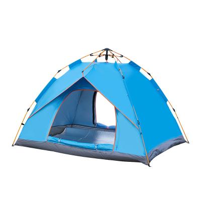 China Extended Type 3 Person Cheap Custom Outdoor Automatic Tourist Waterproof Automatic Camping Tent for sale