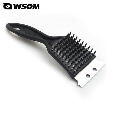 China Grill Sharp Scraper Brush Tool Stainless Steel Easily Cleaned Clean Bristle Perfect For Deep Cleaning Your Grill BBQ Grill Oven for sale