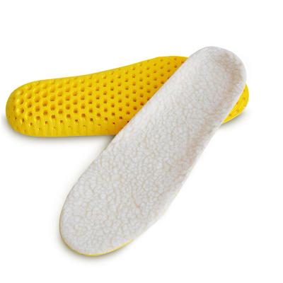 China Inside Orthopedic Shoe Protector Custom Eva Foam Cushion Arch Support Wool Orthotic Warm Insoles for sale