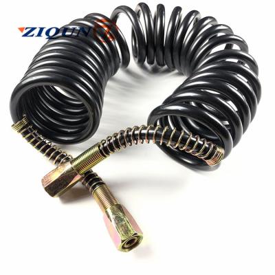 China PA Pneumatic Trailer Air Brake Coils PA Nylon Tubing Spiral Hose For Truck And Trailer Parts for sale