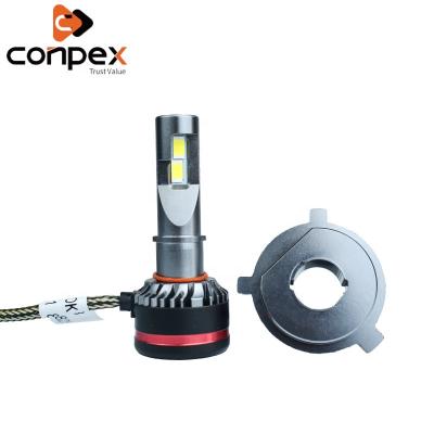 China Universal Automobiles New Conpex Design High Power Led Headlight Bulbs H4 Automotive Car Led Headlights for sale