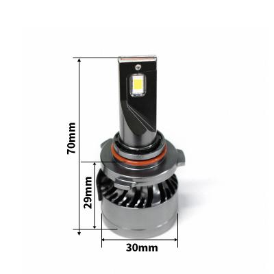 China High power of 9005 HI lo 9006 aluminum car beam aluminum light beam auto parts led auto headlight lamp kit for sale