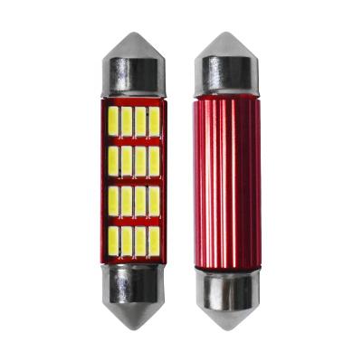 China DC 12V LED Turn Signal Light DC 12V Gray Card Super Bright Dish Light Car Interior Signal Lights T11 LED Car Interior Signal Light for sale