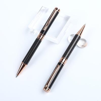 China Advertising Pen Carbon Fiber Metal Promotional Pen Signature Pen Multicolor Handwritten Pen Laser Lettering Laser Logo for sale