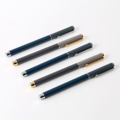 China hot selling promotional pen TTX metal logo gift ballpoint pen new Morandi custom kawaii kalem advertising promotional color contrast for sale