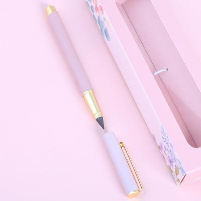 China Ink Free Pencil TTX Unique Metal Pencil Sharpening Endless Novelty Writing Forever No Ink Refill Pen High End Beta Inkless Pencil With Gift Box for sale