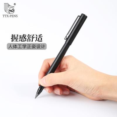 China New Free High Quality Black Business Promotional Gift Free Sharpening Eternal Inkless Inkless Metal Pencil TTX Unique Pencil for sale