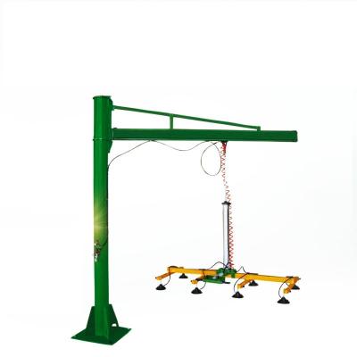 China 1000kg vacuum glass wood pneumatic lifter sheet metal sheet lifting crane for glass sheet wood sheet metal for sale