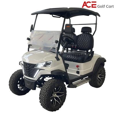 China Vacuümband Golf Off Road Cart 40km/h Maximale snelheid USB-connectiviteit Wit Te koop