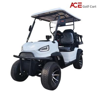 China White Color Custom Golf Cart 4 Passengers Electric Sightseeing Cars for sale