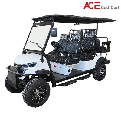 China 6 Passageiros Golf Buggy 14 polegadas Pneus Carrinho de Golf Elétrico Tamanho 3650mmLx1280mmWx2000mmH à venda