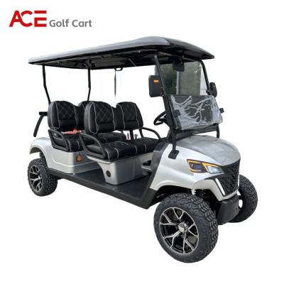 China Four Passengers Electric Golf Cart With 80km Range LED Lights And Carplay Compatibility for sale