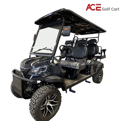 China 6 Electric 6 Seater Golf Cart Club Car With CE Certification And 48V Battery for sale