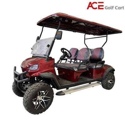 China Plastic Cover Golf Club Cart Customized Electric 6 zitplaatsen Golf Buggy Te koop