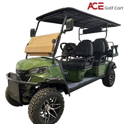 China 30km/H Golf Electric Sightseeing Bus 6 Seater Battery Operated Golf Cart for sale