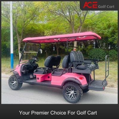 China 40km/h Smart Charger 6 Seater Golf Cart With 5KW Motor In All Colors for sale