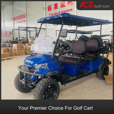 China 40km/H Top Speed Carbon Steel Luxury Golf Cart Four Wheel Disc Brake for sale