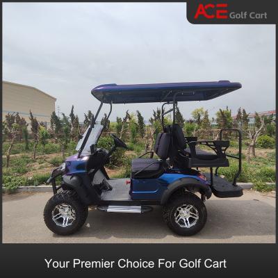 China 4kw Motor Motorized 4 Seat Golf Cart 80km Range 12 Inch Electric Tour Car for sale