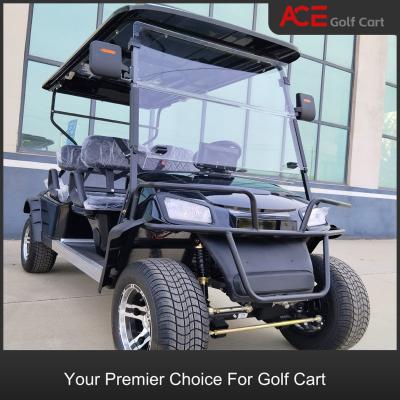 China Maintenance Free Battery 48V Electric Golf Car Buggy Sightseeing Car for sale