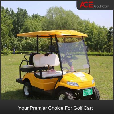 China Custom 4 Seater Electric Sightseeing Golf Car Lithium Battery Lifted for sale