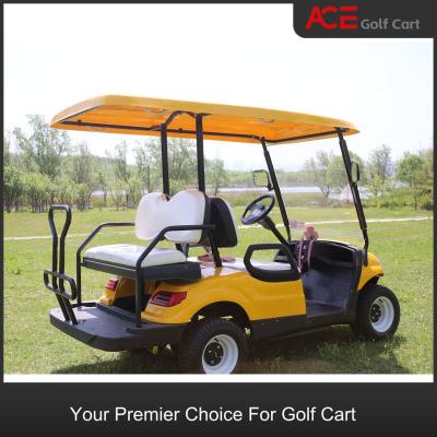 China 4 Wheel Disc Brake Electric Golf Cart 4 Seater Motorized Scooter Car for sale