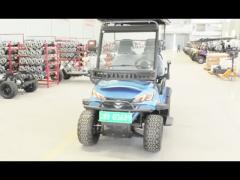 Compact Chargeable Electric Golf Buggy 14inch Tire Size 80 - 100km Traveling Range
