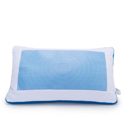 China Standard Size Cool Memory Pillow Aired Gel Infused Pillow With Breathable Bed Pillow Cover for sale