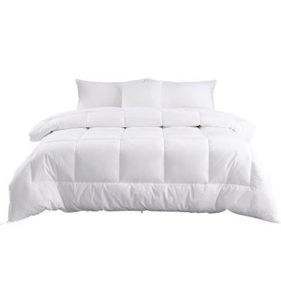 China Cheap Designer Soft Filling Comforter Hotel Comforter White Feather Down Comforter Indoor for sale