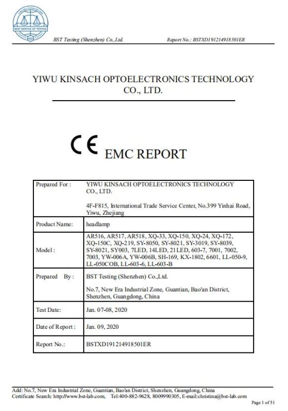 EMC - Yiwu Bolotop Electronic Technology Co., Ltd.