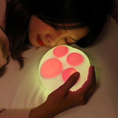 China Modern Colorful Animal Cartoon LED Night Light Silicone USB Charging New Year Gift RGB Multicolor Touch Sensor For Baby Bedside Lamp for sale