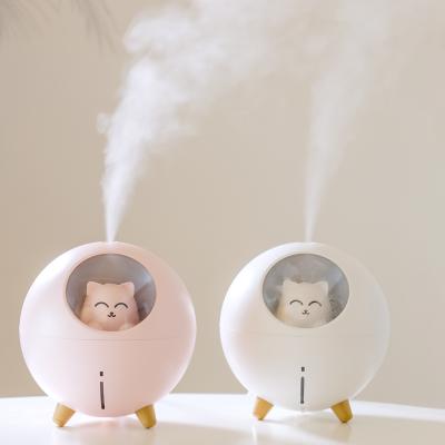 China 2020 New Design Car Portable Cute Planet Baby USB Mini Atmosphere Night Light Air Humidifiers for sale