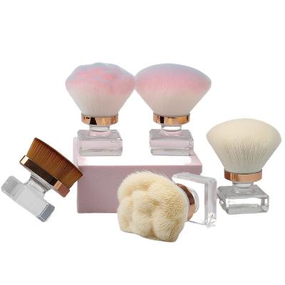 China Flat Brush 2023 high quality Single makeup brush set with holder bag custom logo brushes Professional  Brush Full Function Foundation for sale