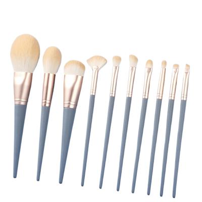 China Angular Blush New Coming high end single Foundation brush nano fiber top quality blender makeup brushes for sale