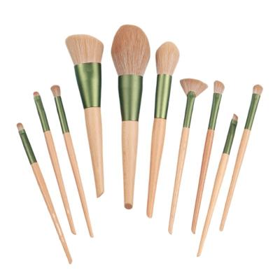 China Flat Brush Free Sample 7 10 15 Pcs Luxury Makeup Brushes Make Up Set Double Ended Makeup Wholesale Brush Set for sale