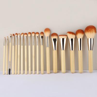 China Smudge Brush Top Selling 18Pcs Makeup Brush High Quality Handles Professional Eco Friendly Makeup Brush Set for sale