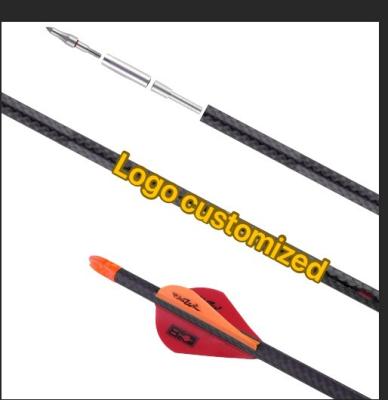 China Factory Directly Wholesale Customized Logo Printed Carbon Hunting Arrows Target Arrows Crossbow Bolts for sale