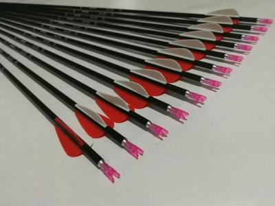 China 6.2mm 4.2mm 5.2mm 7.6mm  Carbon Arrows Accurate Carbon Fiber Archery Arrows Extremely Durable budget for sale